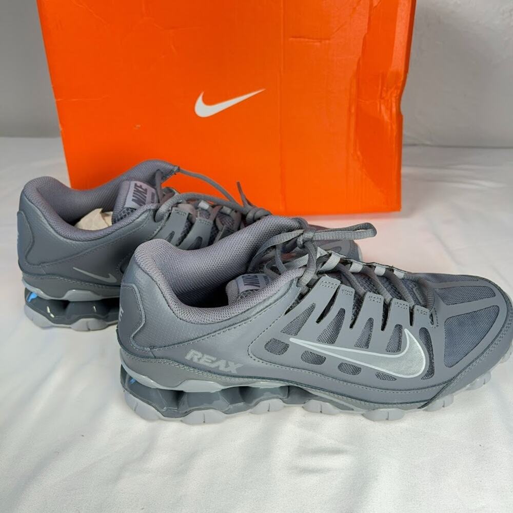 Nike Reax 8 TR Men’s Size 9 Gray Training Shoes Workout Sneakers NWT With Box